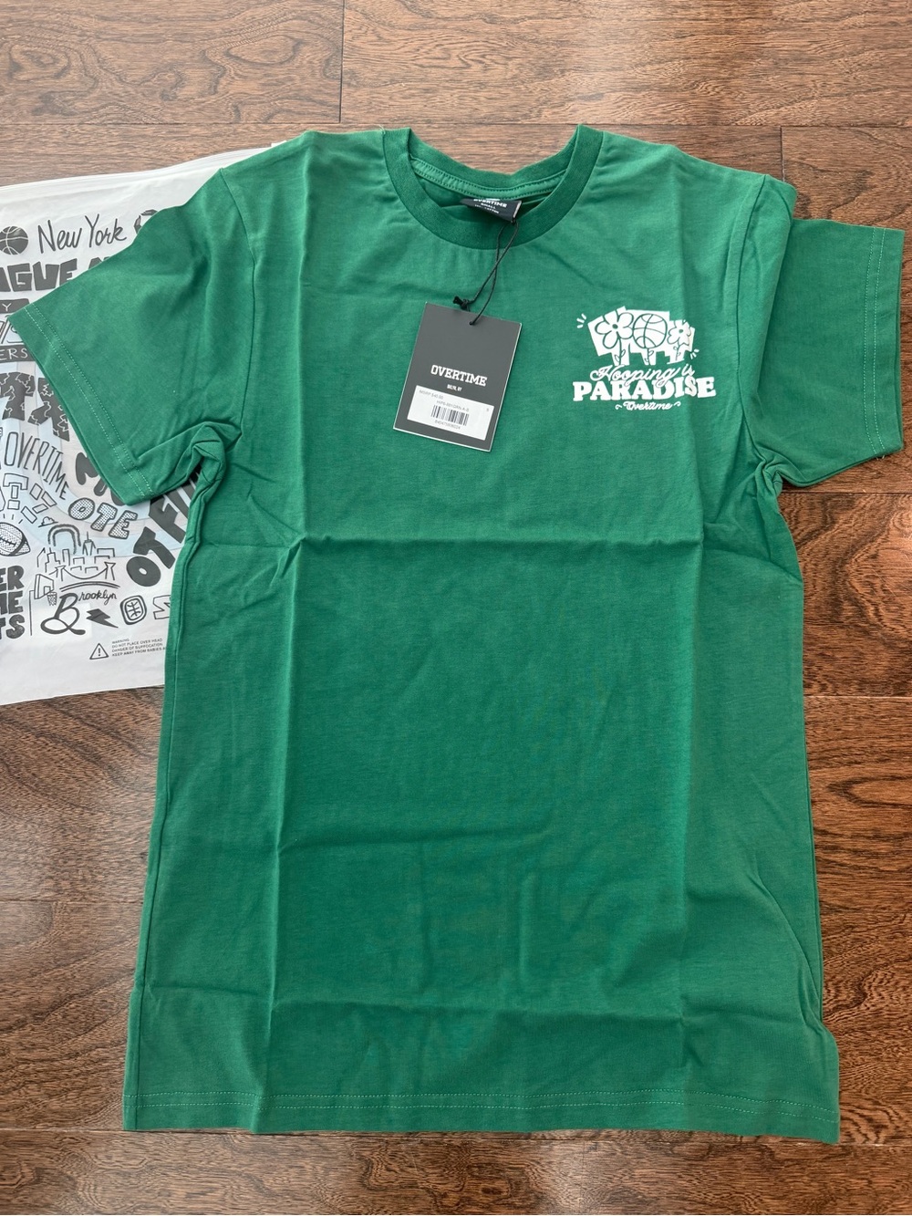 Overtime Paradise Graphic Tee - Green